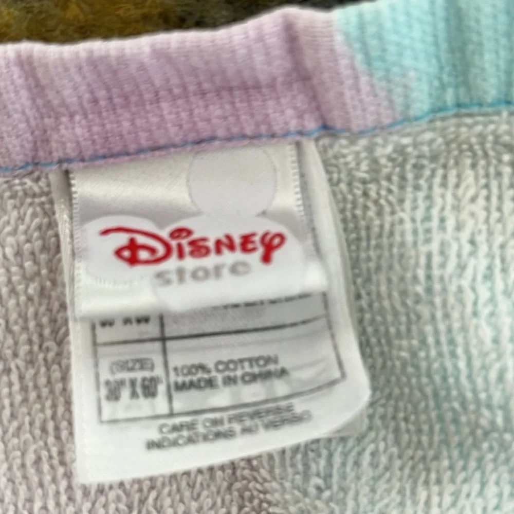 Vintage Little Mermaid Ariel Beach Bath Towel